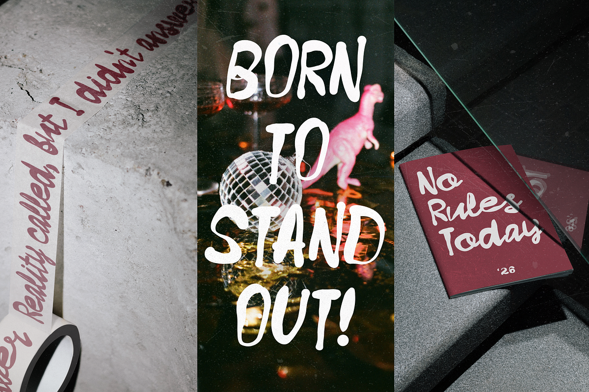 Flauntly: Imperfect Handwritten Font, a Handwritten Font by Anastasiia VNSK (Photo 11 of 12)