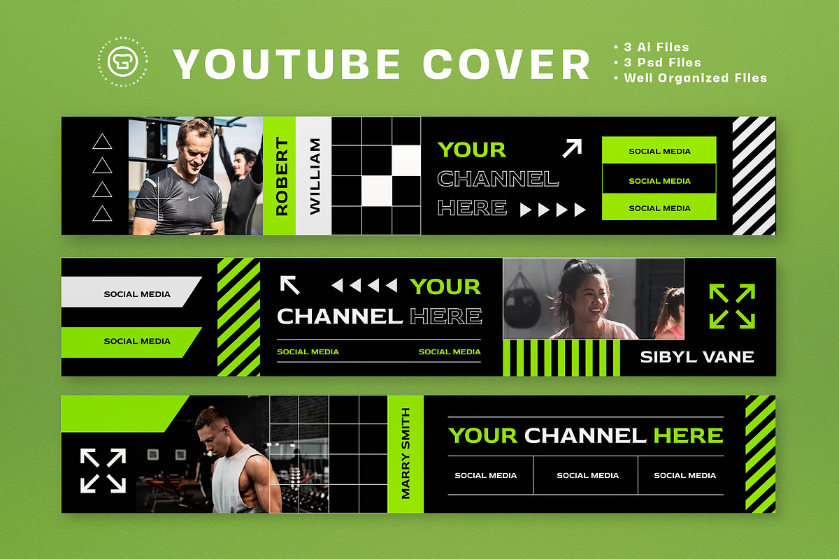 Sport Youtube Cover, a Social Media Template by graphicook (Photo 2 of 3)
