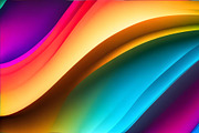 Abstract rainbow wave background, a Background Graphic by Anamul Haque Anik (Thumbnail 2 of 3)