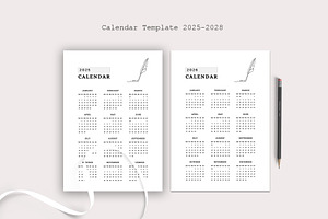 Calendar Template, a Stationery Template by Design Zone