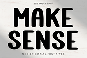 Make Sense, a Script Font by FreshTypeINK (Thumbnail 1 of 8)