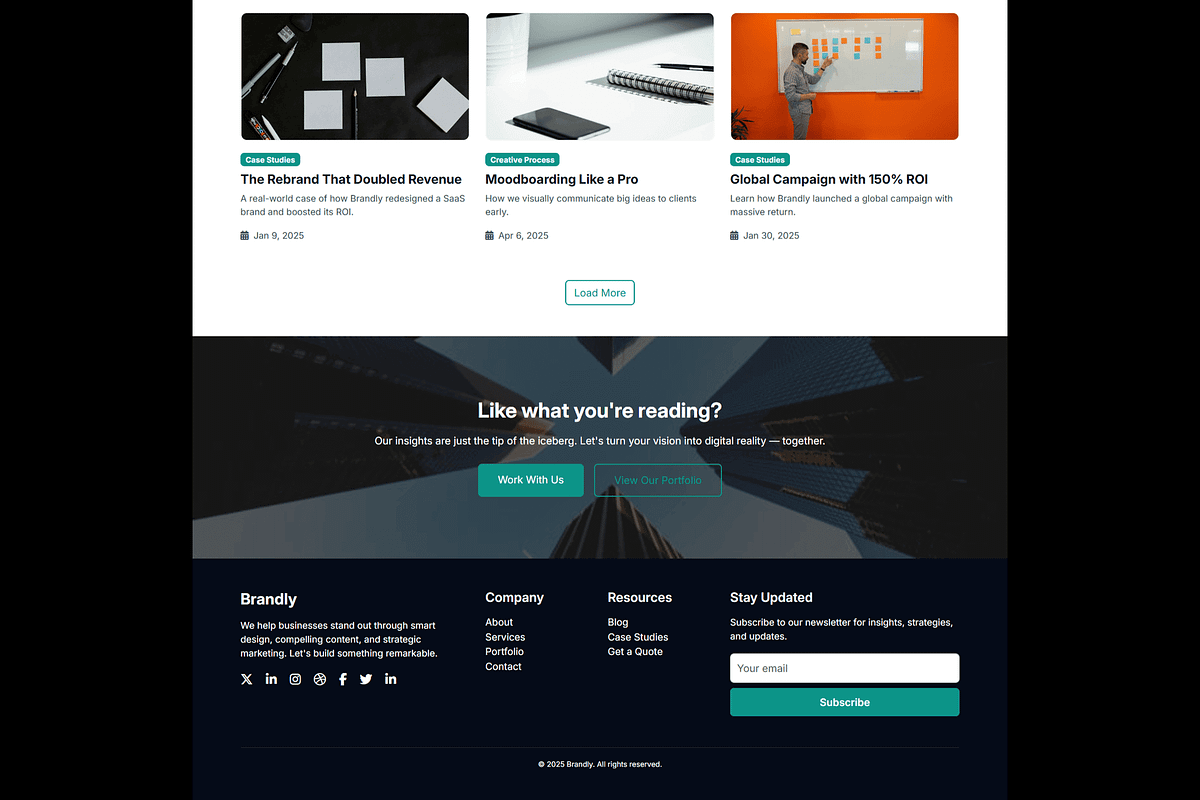 Brandly – Digital Marketing Template, a Templates & Theme by EmmanuelNdeche (Photo 10 of 12)