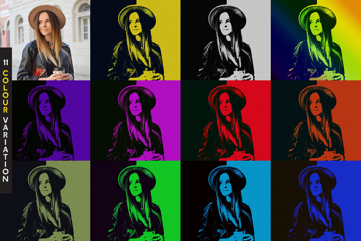 Vectograph Photoshop Action, an Action Add-On by Effect-Hub (Photo 6 of 17)