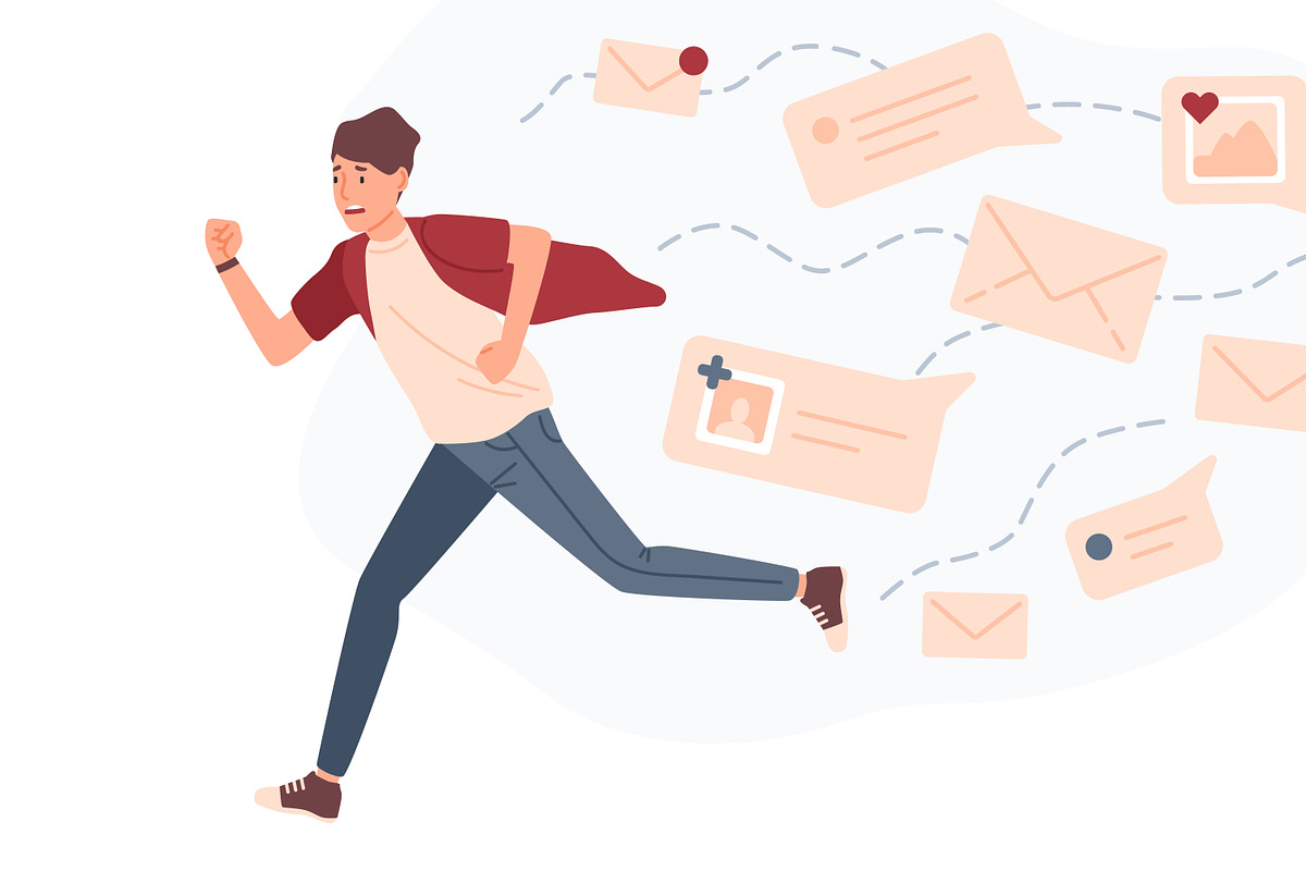 Notification overload, a Person Illustration by Good Studio (Photo 2 of 3)
