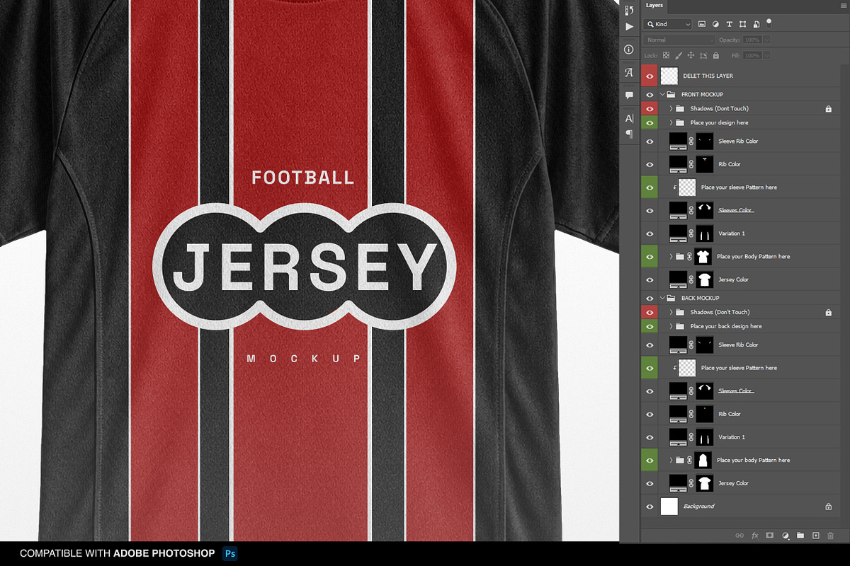 Professional Soccer Jersey Mockup, a Shirt Mockup by Irhasalfahad (Photo 7 of 8)
