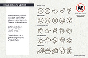 Planner Icon Set. 130 Doodle Icons., an Outline Icon by insemar (Thumbnail 2 of 4)