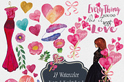 Valentine Clipart, an Illustration by My Creative Atelier (Thumbnail 2 of 5)