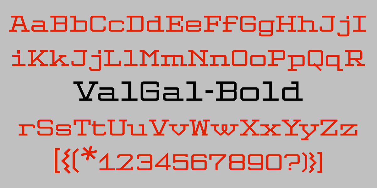 Valgal, a Slab Serif Font by Ingrimayne Type (Photo 3 of 6)