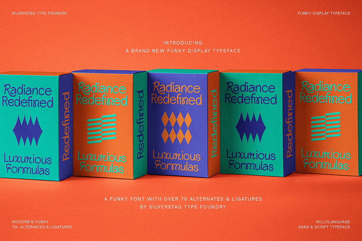 Lightshift - Funky Display Typeface, a Sans Serif Font by SilverStag Type Foundry (Photo 16 of 25)