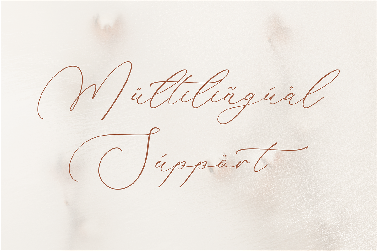 Madyntha Geradine Chic Calligraphy, a Script Font by Storytype Studio (Photo 12 of 15)