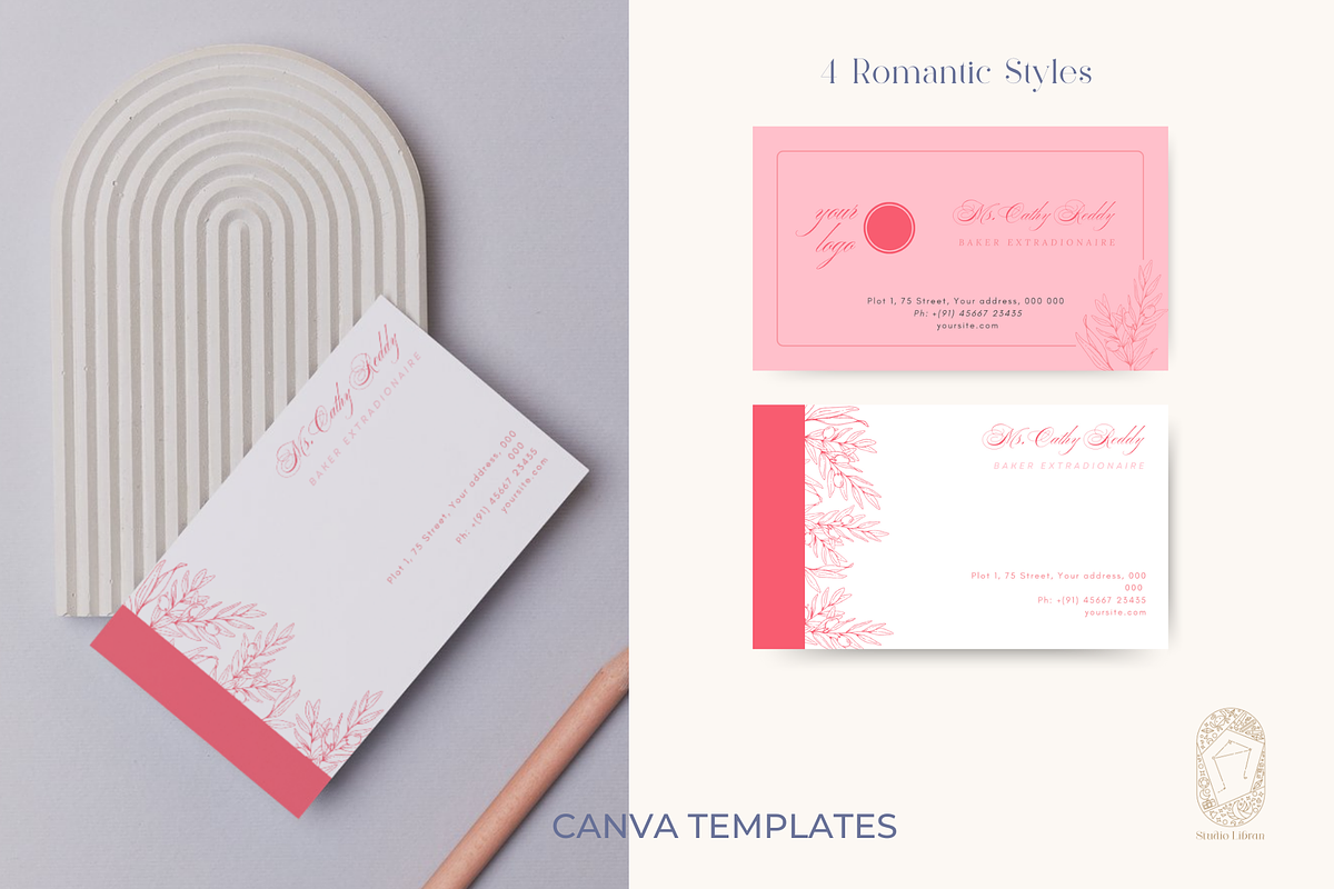 Strawberry Fields Business Cards, a Business Card Template by the Studio Libran (Photo 3 of 3)