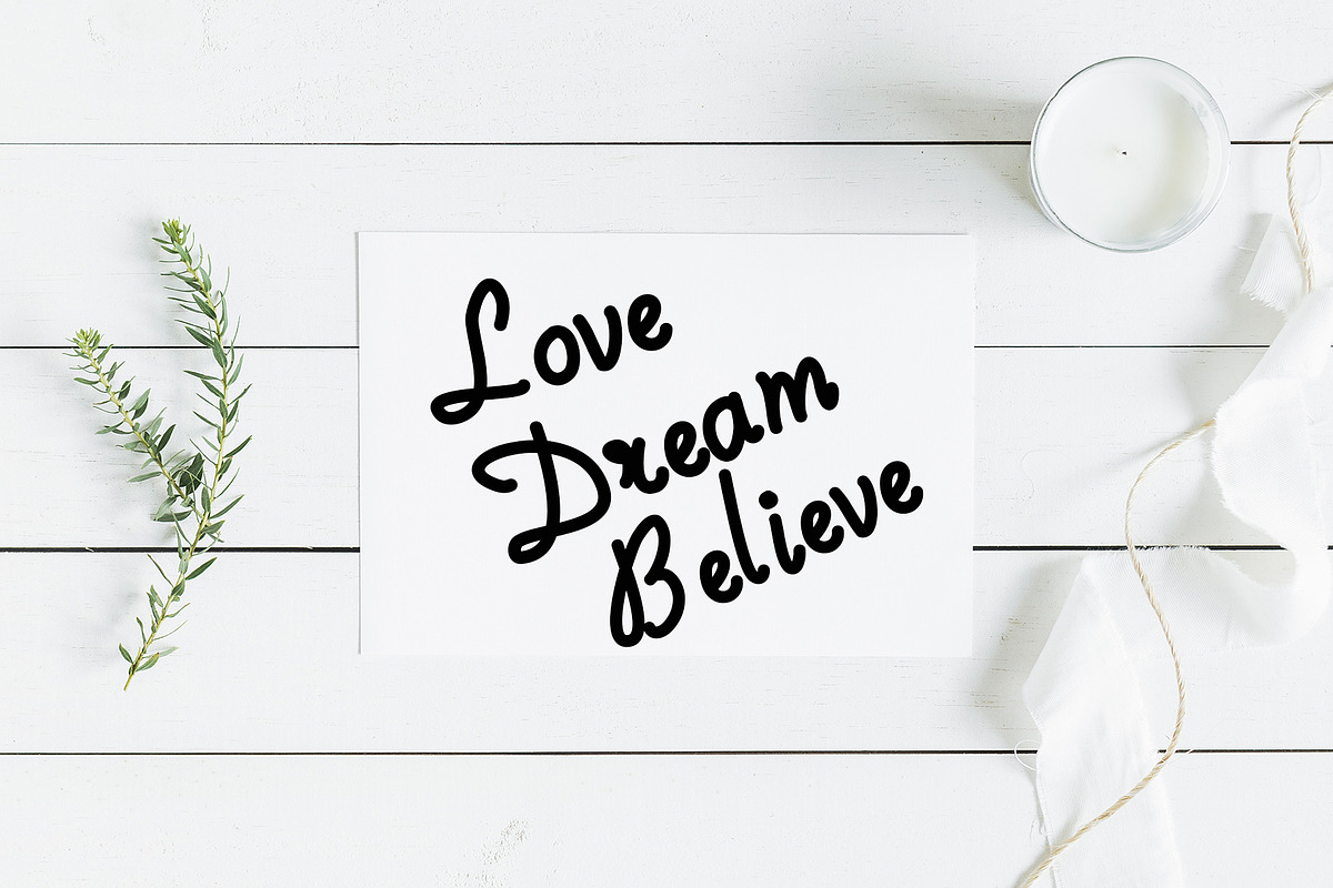 Good Morning Handwritten Font preview 3