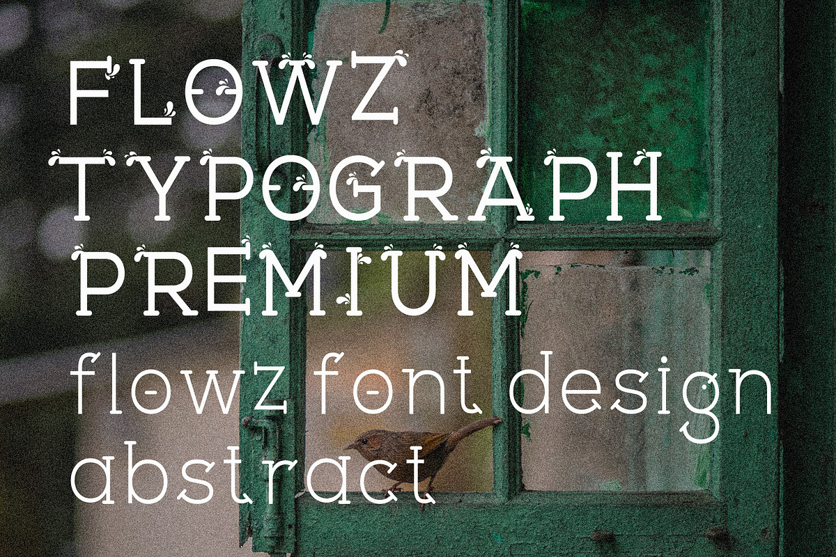 Flowz Font, a Script Font by The Craftsman (Photo 3 of 5)