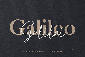 Galileo Galilei - Serif & Script Duo