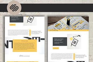 SQUARESPACE COACH Website Template