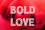 Bold Love - Valentines Font, a Slab Serif Font by vladocar (Thumbnail 1 of 5)