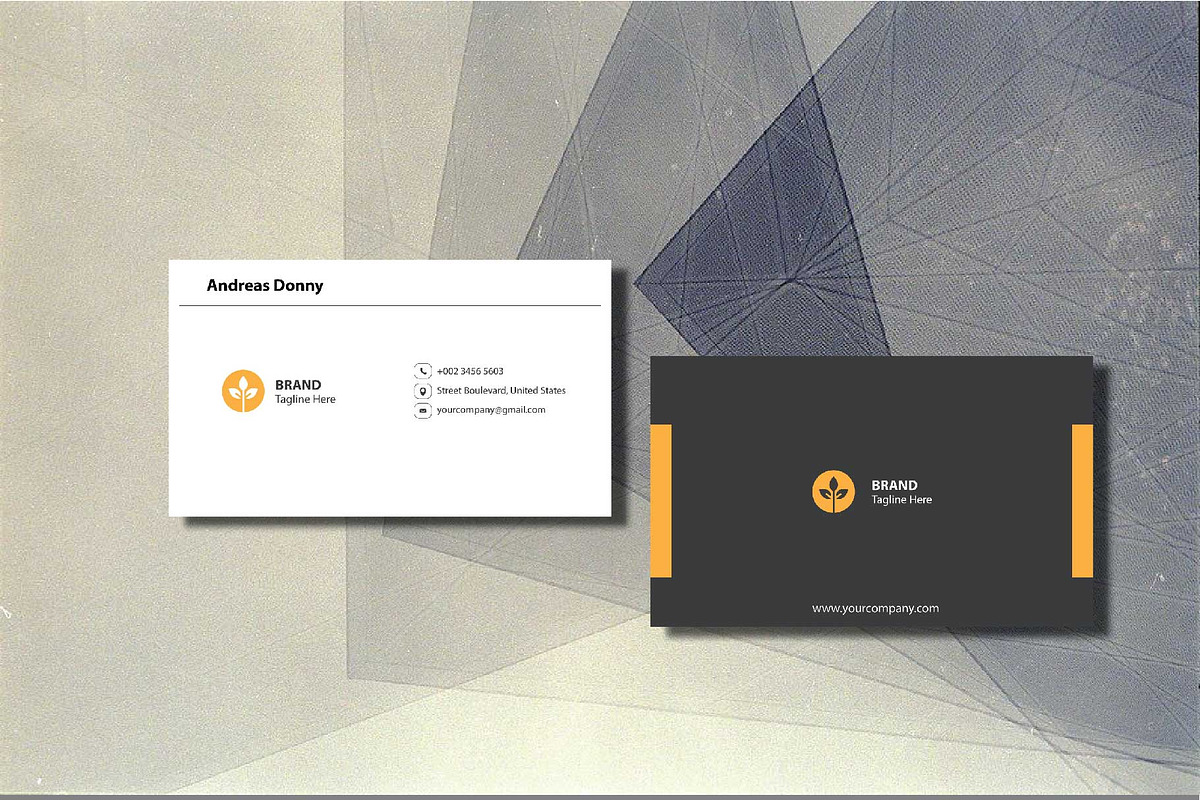 Business Card minimalist_10, a Business Card Template by dulchaer29
