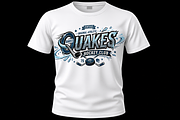 Vintage Quakes Hockey Club Athletic, an Object Graphic by Artivon (Thumbnail 2 of 3)