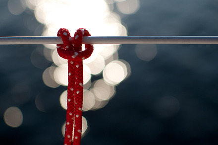 Sailing details stock photograph