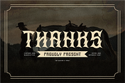 Sragoz America - Western Font, a Blackletter Font by QR Design Studio (Thumbnail 7 of 7)