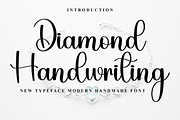 Diamond Handwriting, a Handwritten Font by FreshTypeINK (Thumbnail 1 of 8)