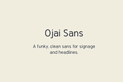Ojai Sans, a Sans Serif Font by aleefont (Thumbnail 1 of 3)
