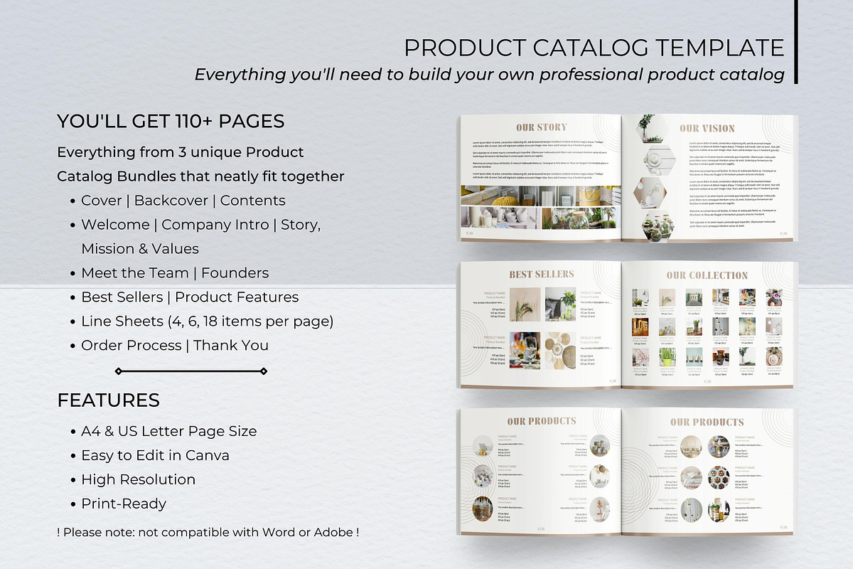 Product Catalog Canva Template, a Magazine Template by B2 Studio (Photo 2 of 12)