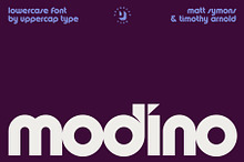 Modino - Geometric Bauhaus Font