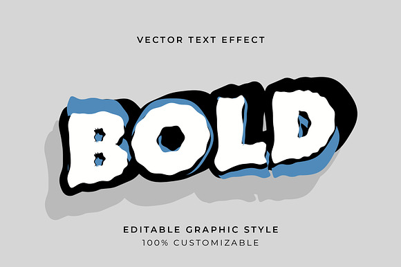 Bold Irregular Shadow Text Effect preview 3
