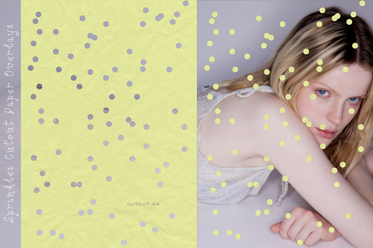 Sprinkles - Cutout Paper Overlays, a Texture Graphic by alonahaidash (Photo 8 of 21)