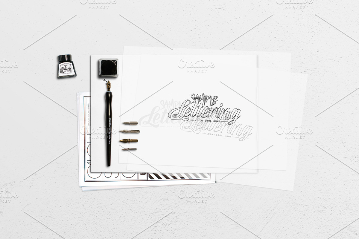 Calque Mockup Scene Creator, a Pens & Pencil Mockup by AwesomeMockups (Photo 5 of 5)