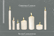 Crystal Christmas watercolor set, a Decorative Illustration by CrystalinaShop (Thumbnail 9 of 18)
