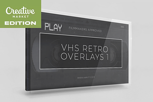 VHS Video Overlays - Retro Style, a Templates & Theme by Vamify