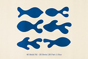 Birds & Fish - Hand Drawn Sea & Sky, a Decorative Illustration by Madeline ODonoghue Design (Thumbnail 3 of 9)