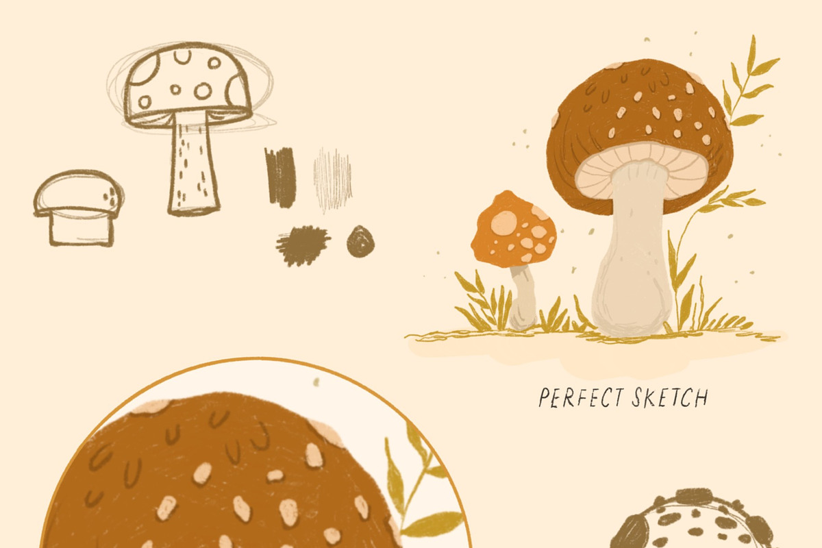 Sketchbook Brush Set for Procreate, a Brush Add-On by Sometimes Crafter Studio (Photo 4 of 17)