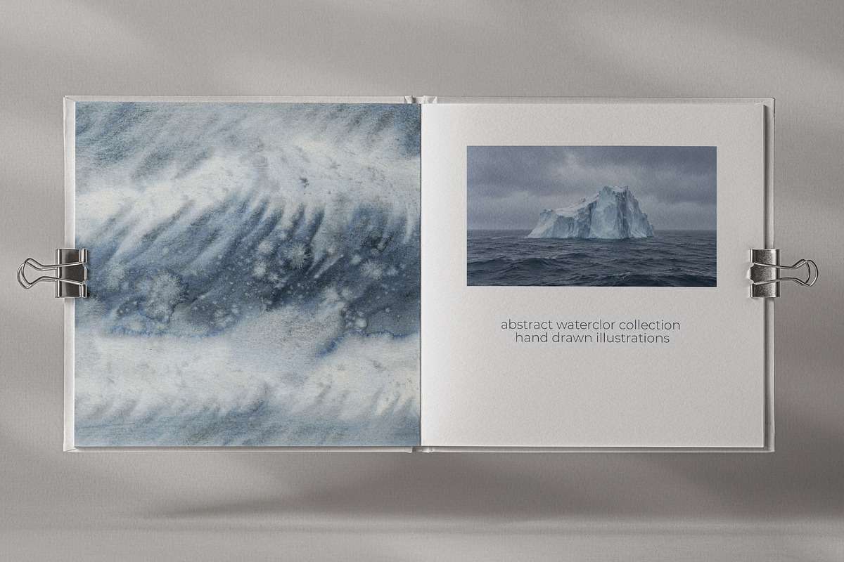 Frozen Watercolor Textures, a Texture Illustration by YarovaArt (Photo 11 of 15)