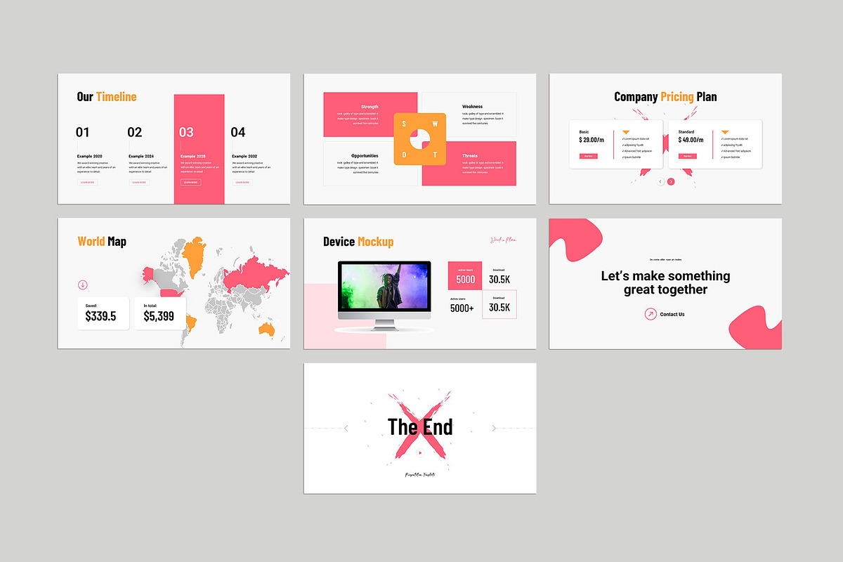 Business X Plan Presentation, a Presentation Template by KreateTribe (Photo 6 of 6)