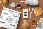 Fast food bundle, a Decorative Illustration by Zhemchuzhina (Thumbnail 1 of 5)
