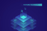 Data transmission technology, a Templates & Theme by majcot (Thumbnail 4 of 6)