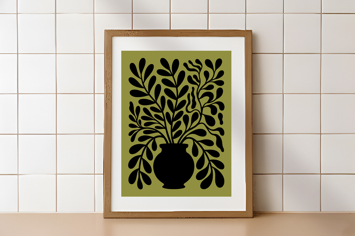 Abstract flower wall art posters set, an Illustration by Libby Wishes (Photo 8 of 11)