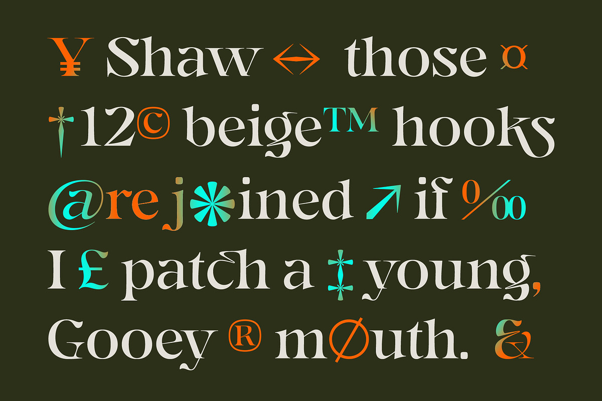 Gegor - Serif Medieval Display Font, a Serif Font by Balibilly Design (Photo 11 of 15)