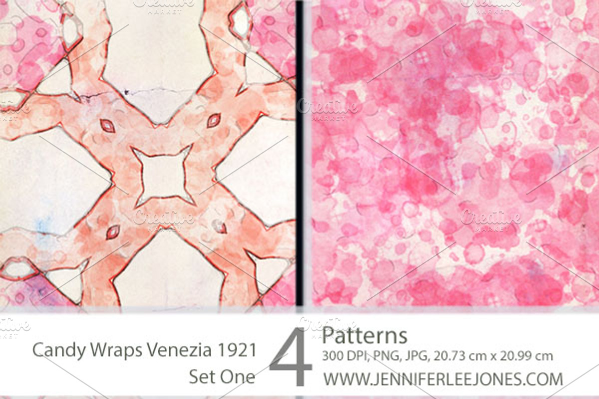 Candy Wraps Venezia 1921 Pattern preview 2