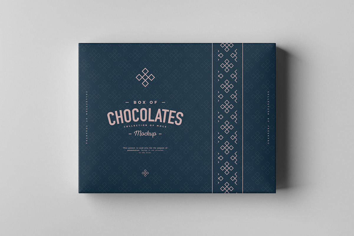 Box Of Chocolates Mock-up, a Packaging Mockup by Yogurt86 (Photo 12 of 14)