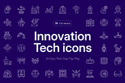 Tech and Innovation Icon Set, an Outline Icon by Prosymbols (Thumbnail 1 of 7)