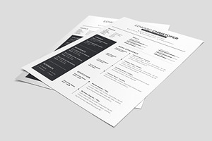 Simple Black Resume