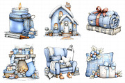 Cozy Christmas Clipart Bundle, an Illustration by Daily.Designs (Thumbnail 4 of 5)