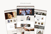 Wix Website Template - Photography, a Wix Template by Nes Design Co (Thumbnail 5 of 19)