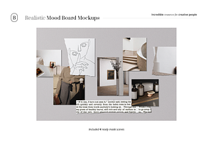 Realistic Mood Board Mockups Vol.2