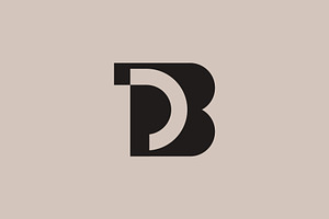 bold and modern letter P and B logo, a Branding & Logo Template by Rasagama Studio