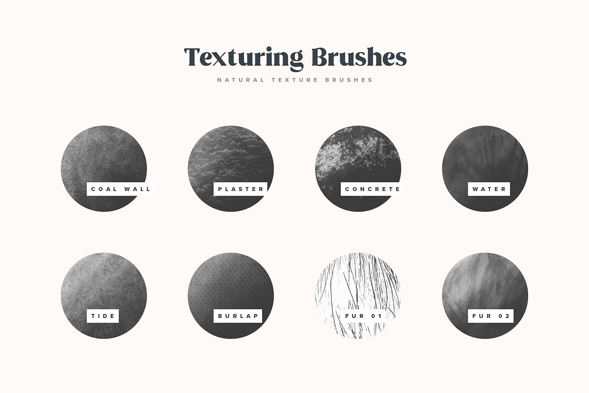Natural Texture Procreate Brushes, a Brush Add-On by Creative Veila (Photo 9 of 10)